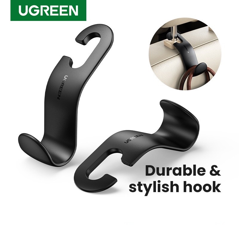 Ugreen 1pcs/Set Car Hook Holder Adjustable Backseat Headrest Gantungan Hooks