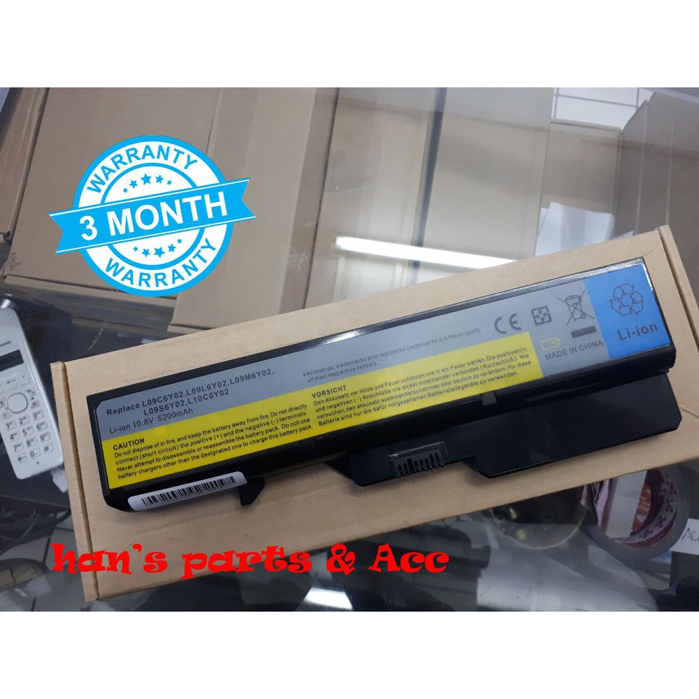 BATTERY BATERAI LENOVO 3000 IDEAPAD ESSENTIAL B470 B470E B470G B475 B475E B570 B570E B570M B575 B575