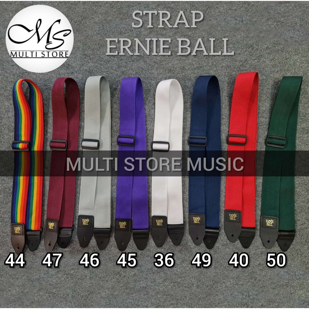 Strap Gitar - Bass - Strap Ernie Ball - Strap Ernie Ball PolyPro - ORIGINAL