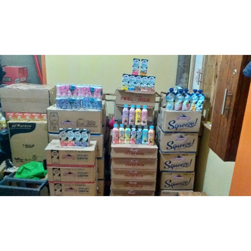 

yoghurt dan susu uht