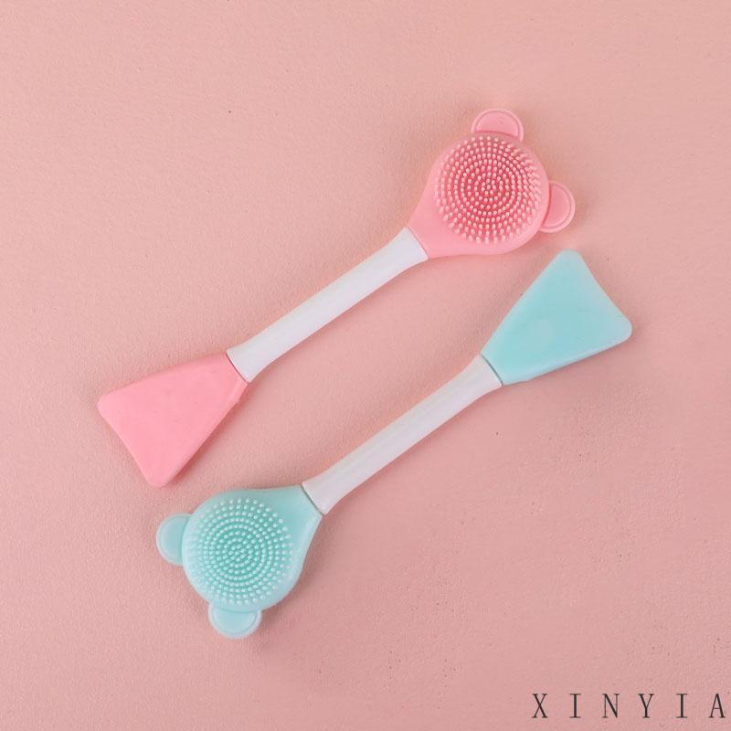 Brush Masker Wajah Manual Portable Bahan Silikon Lembut Untuk Alat Kecantikan Xia.id Kaos T-Shirt Lengan Pendek Motif Print Untuk Wanita