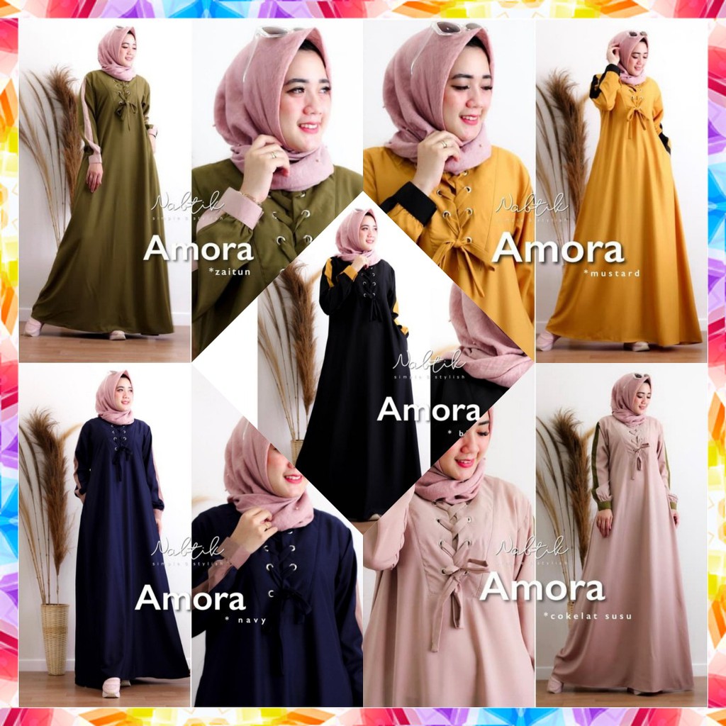 DRESS WANITA | GAMIS MOSCREPE