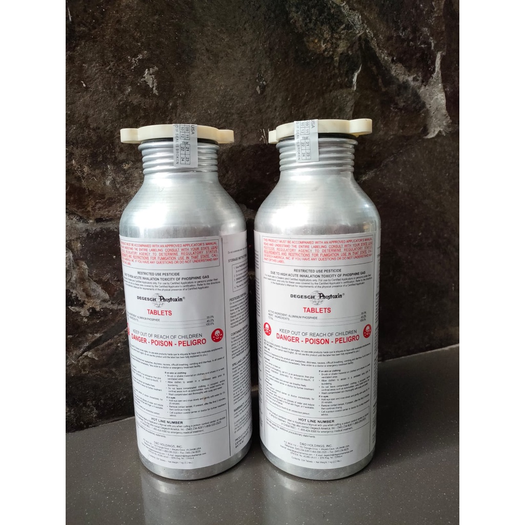 PHOSTOXIN 1000gr (Obat Kutu / fumigasi)/OBAT KUTU BERAS