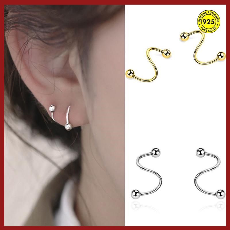 Anting Tusuk Sterling Silver 925 Untuk Wanita