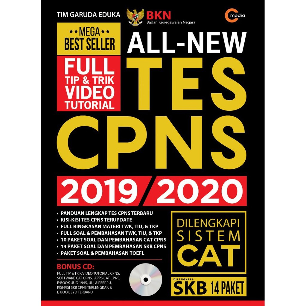 Buku All New Tes Cpns 2019 2020 Plus Cd Shopee Indonesia