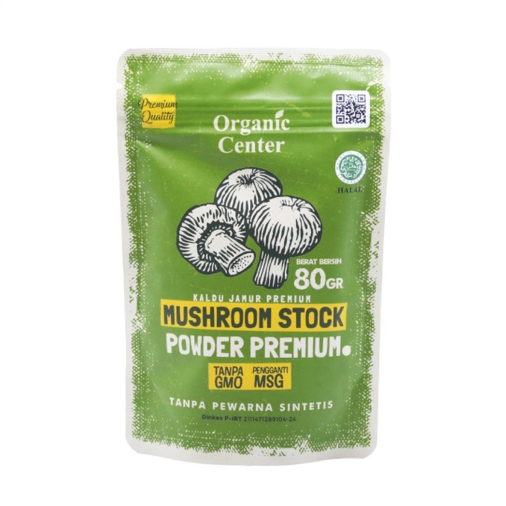 Organic Center Kaldu Jamur PREMIUM Mushroom Stock Non MSG Kaldu MPASI