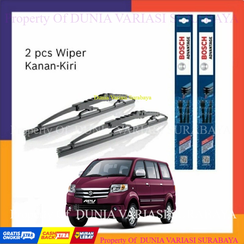 Wiper Standar Suzuki APV Bosch Premium