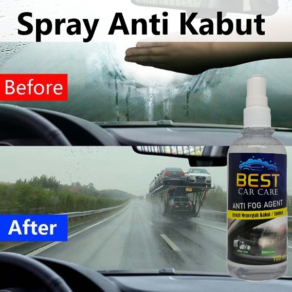 Anti Fog Kabut Spray Agent Kaca Mobil Helm Kacamata