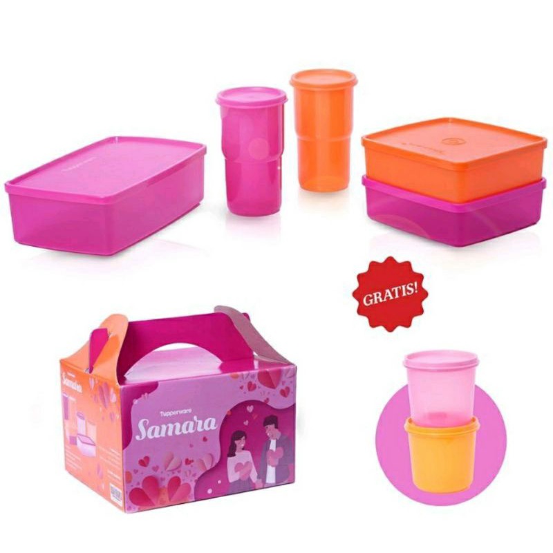 SAMARA SET TUPPERWARE (READY)