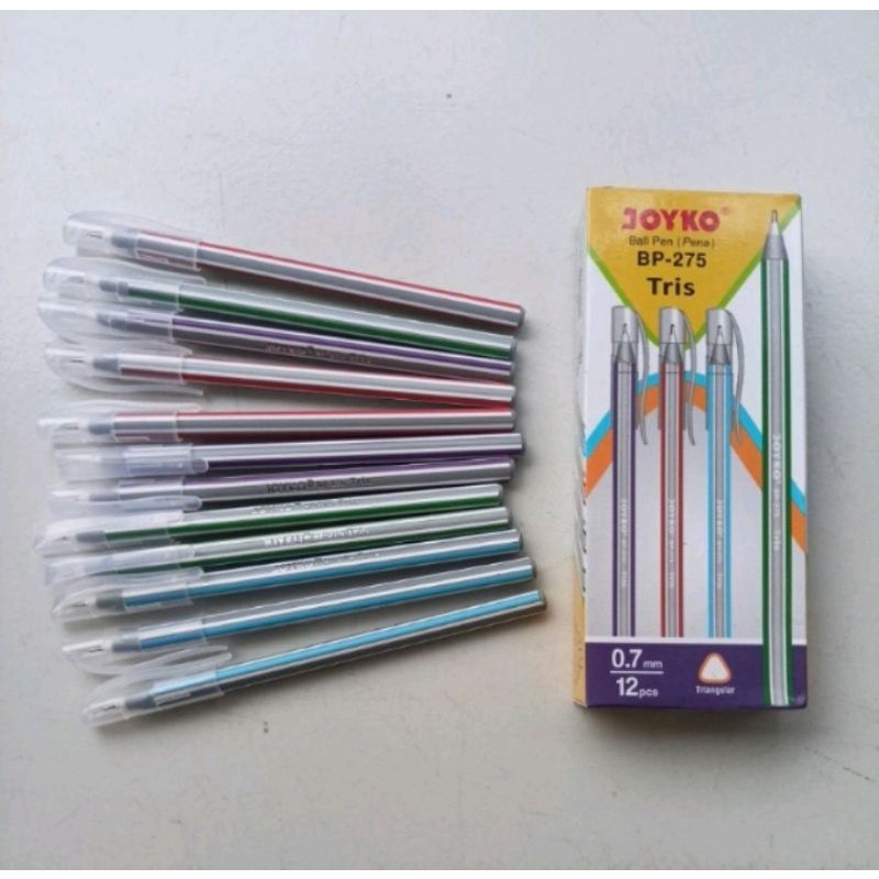 

Pulpen / Pen / Pena Joyko BP-275 Tris Ecer (5pcs)