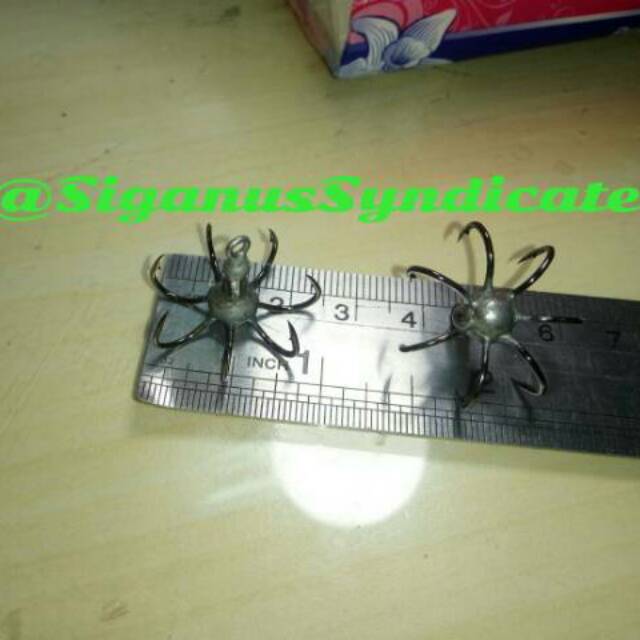 Kail Garong/kail jangkar/kail Cekrak untuk Baronang Kiper dia.2cm