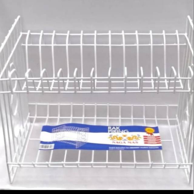 Rak piring naga/ rak piring putih besi