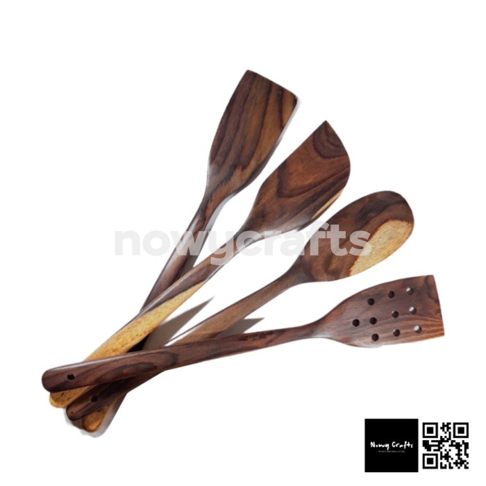 [Dapur] Set Alat Masak Kayu / Sutil Kayu / Sodet Kayu / Solet / Eros 74hTGDD