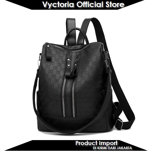 (COD) Vyctoria VOS6010 Tas Ransel Wanita Import Backpack Stylish Promo BQ3198 LT1056 GT1665 3198 1056 1665