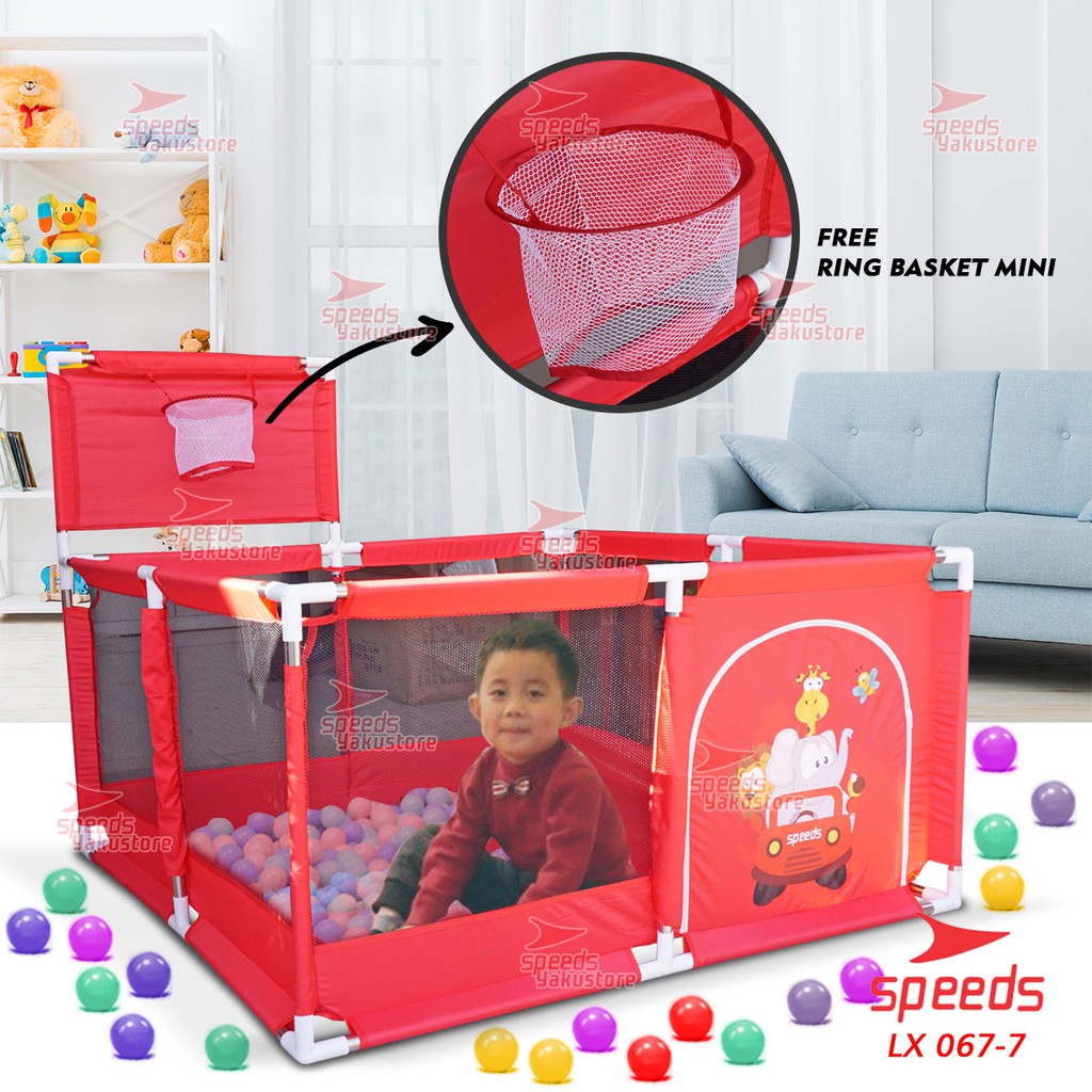 Speeds Kolam Mandi Bola Mainan Anak Playpen Keranjang Mandi Bola Pagar Mandi Bola 067
