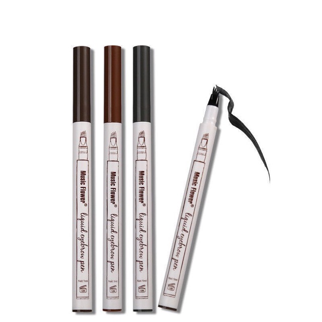 Music Flower eye brow Waterproof Pensil alis