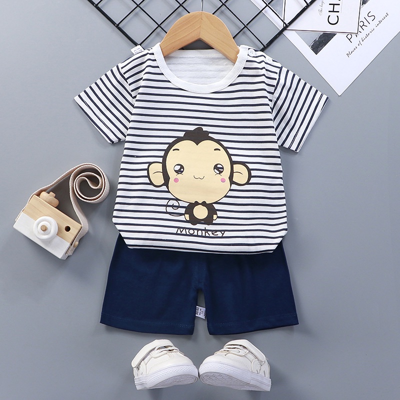 JAYAABADI - Setelan baju  celana anak import bahan berkualitas unisex cowok cewek ukuran lengkap harga grosir