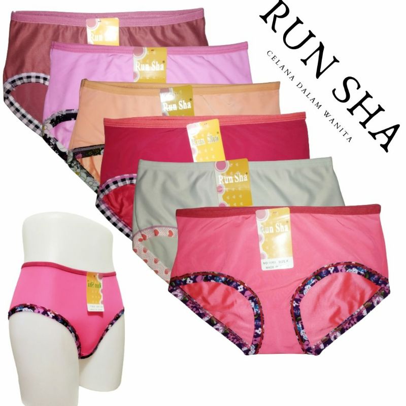 Celana Dalam wanita Remaja ABG/Motif lingkar paha/Run Sha 1063