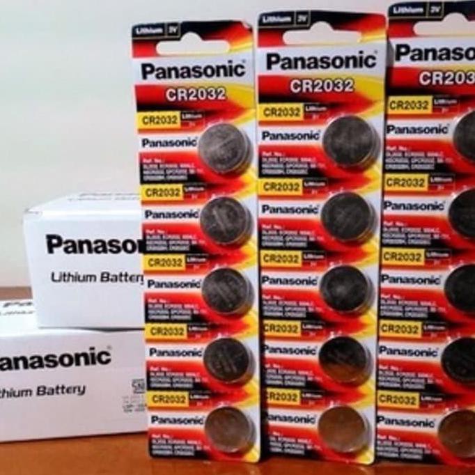 Baterai Panasonic Kancing CR-2032 3V CR2032 ORIGINAL TERPERCAYA