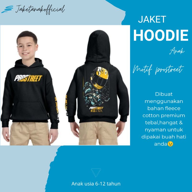 Sweater Hoodie Anak Prostreet / Jaket Hoodie Anak Laki-laki