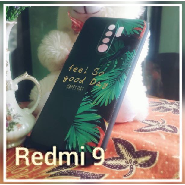 Redmi 9 casing 3D feel so good day case aesthetic