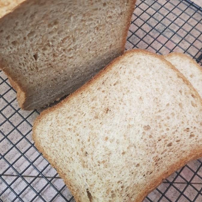 

[[COD]] Wholemeal flour 500 gram repack / brown bread premix gandum halus KOMPLIT Kode 1226