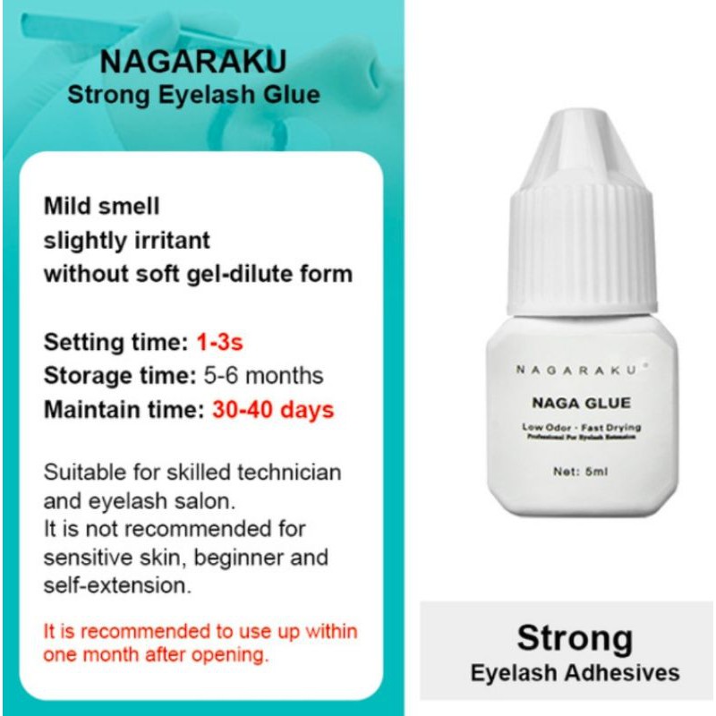 NAGARAKU GLUE WHITE BOTTLE STRONG