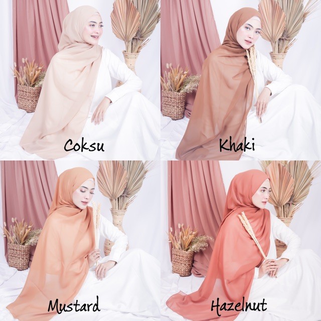 Bella Pashmina New  Fashion Muslim Pashmina Bella Double Hycon