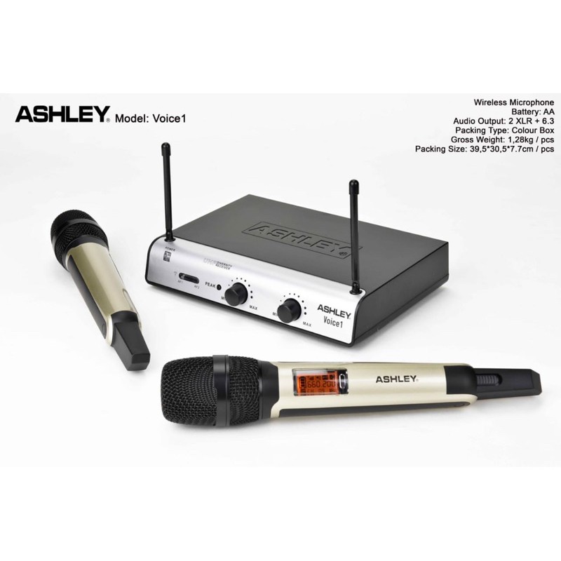 MIC WIRELESS ASHLEY VOICE1/VOICE 1 MICROPHONE WIRELESS