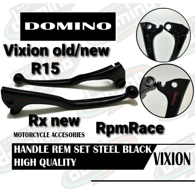 handel rem domino set kiri kanan mode standar vixion r15 rx king new full black