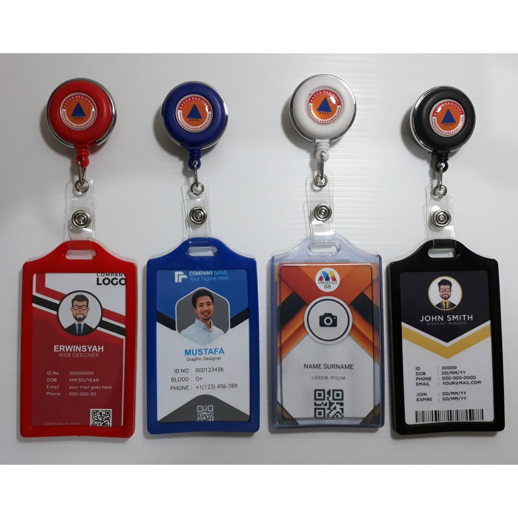 

BNPB Name Tag YOYO ID CARD PUTAR
