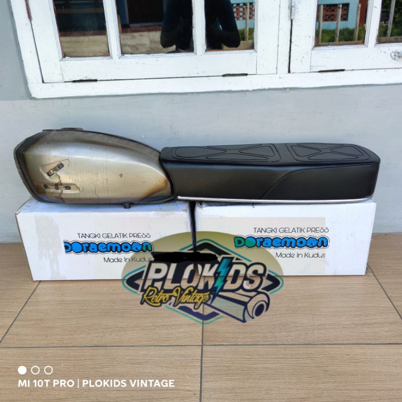 Tangki cb doraemon set Jok cb xx Tengki cb100