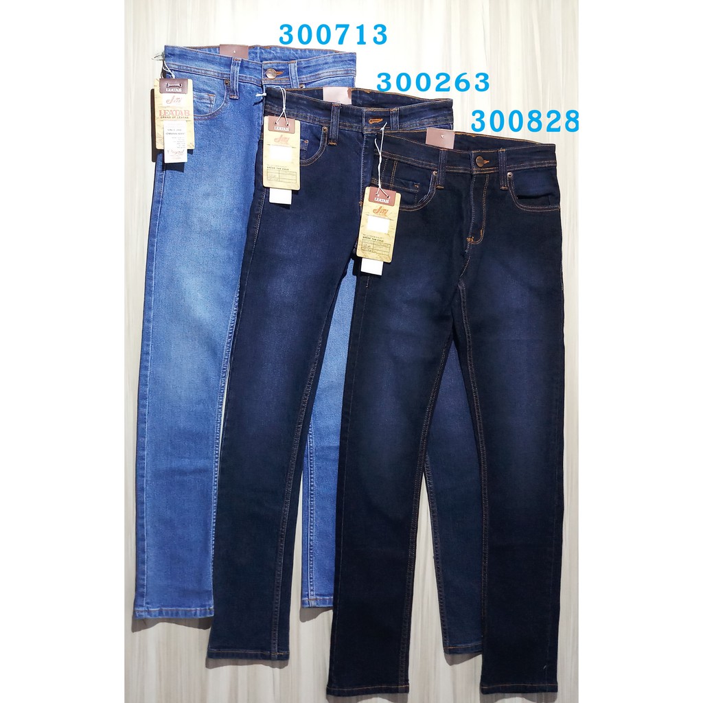 Celana JeansCowok  Leatab Skinny Fit /centraltrenggalek