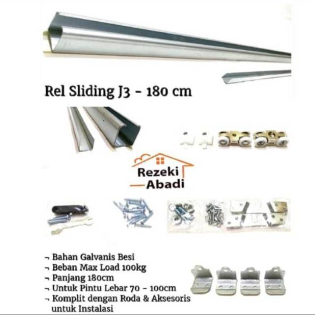 Rel Pintu Sliding / Rel Pintu Geser