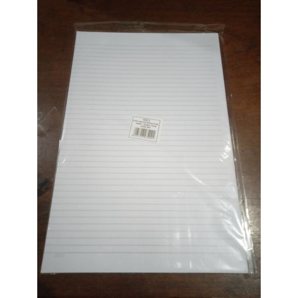 

kertas double folio bergaris per 10 lembar