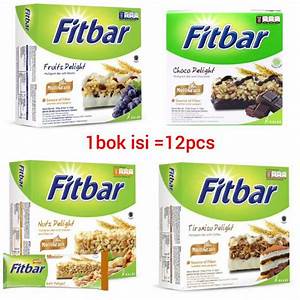 

fitbar multigrain snack sehat isi 12