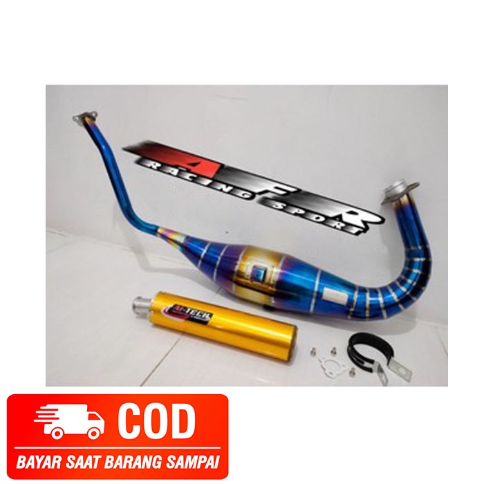 Knalpot Ninja R RR Aitech Bluemoon Silincer Gold Cobra .