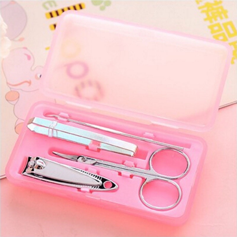 Manicure Pedicure Set 4IN1 Pedicure Gunting Kuku Pembersih