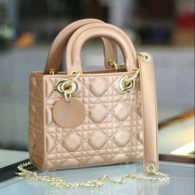 Tas dior jelly pink