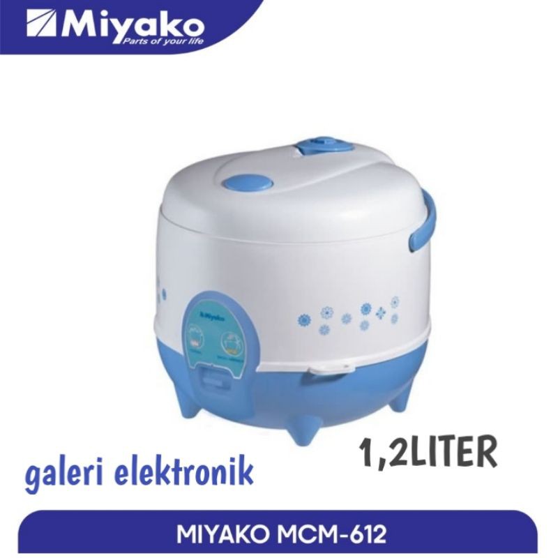 Rice Cooker Miyako MCM 612/mcm 512 3in1 1,2liter anti lengket