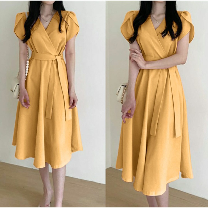 [ MOCIIESHOP ] dres davia / mc / dress / baju kondangan / dres pesta / dres pesta wanita /  gaun pes