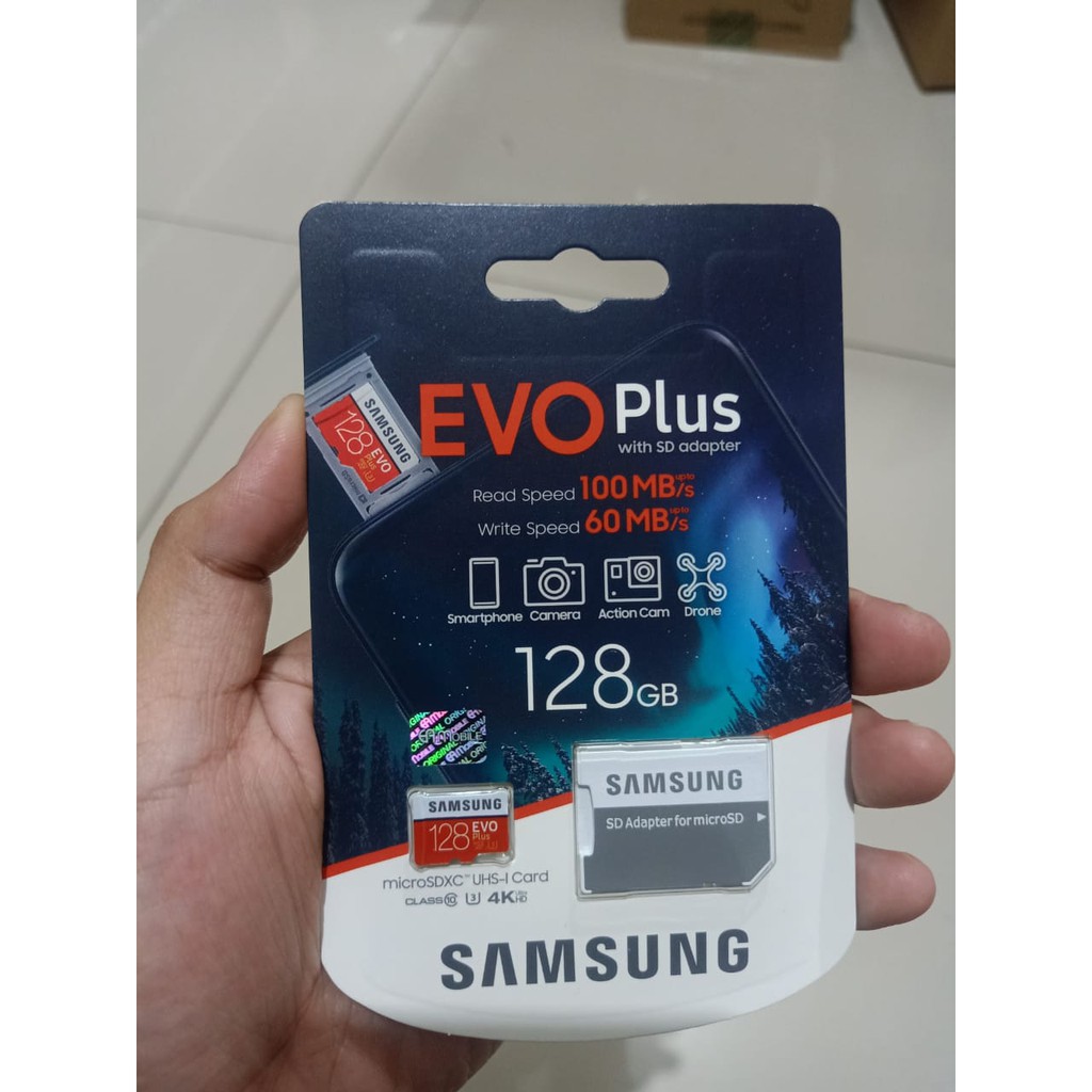 memory 128GB  SAMSUNG Micro SD 128GB Evo Plus Class 10 original100%