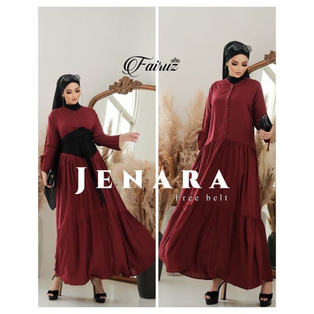 Dress Cantik Fairuz Jenara By Fairuz ORIGINAL / Dress Murah / Daster Kekinian / Daster Rumah / Gamis