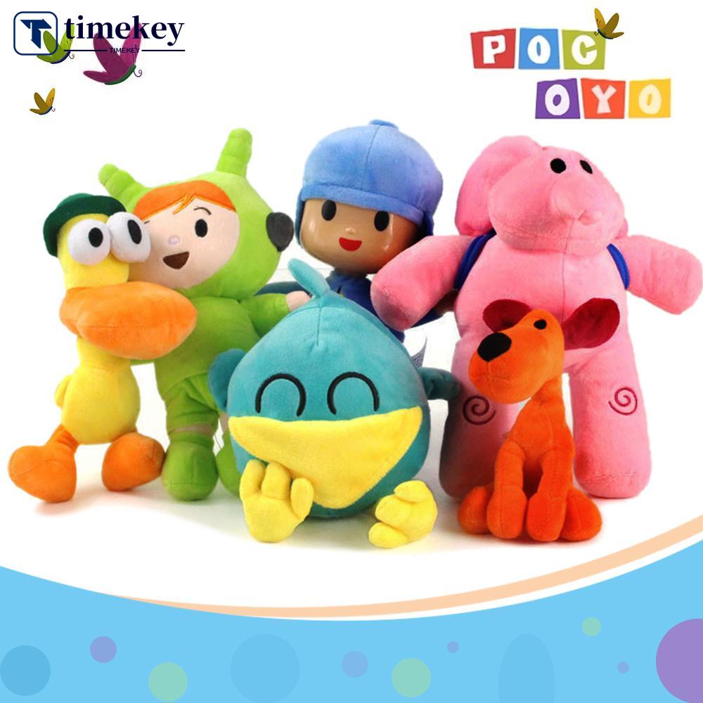 Timekey D5O4 Mainan Boneka Stuffed Plush Kartun Hewan Gajah / Anjing / Bebek Pink Lucu 16-30cm Untuk Anak