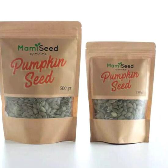 

1.1 Mamiseed Pumpkin Seed 250gr - Biji Labu (Raw - Mentah) ✱