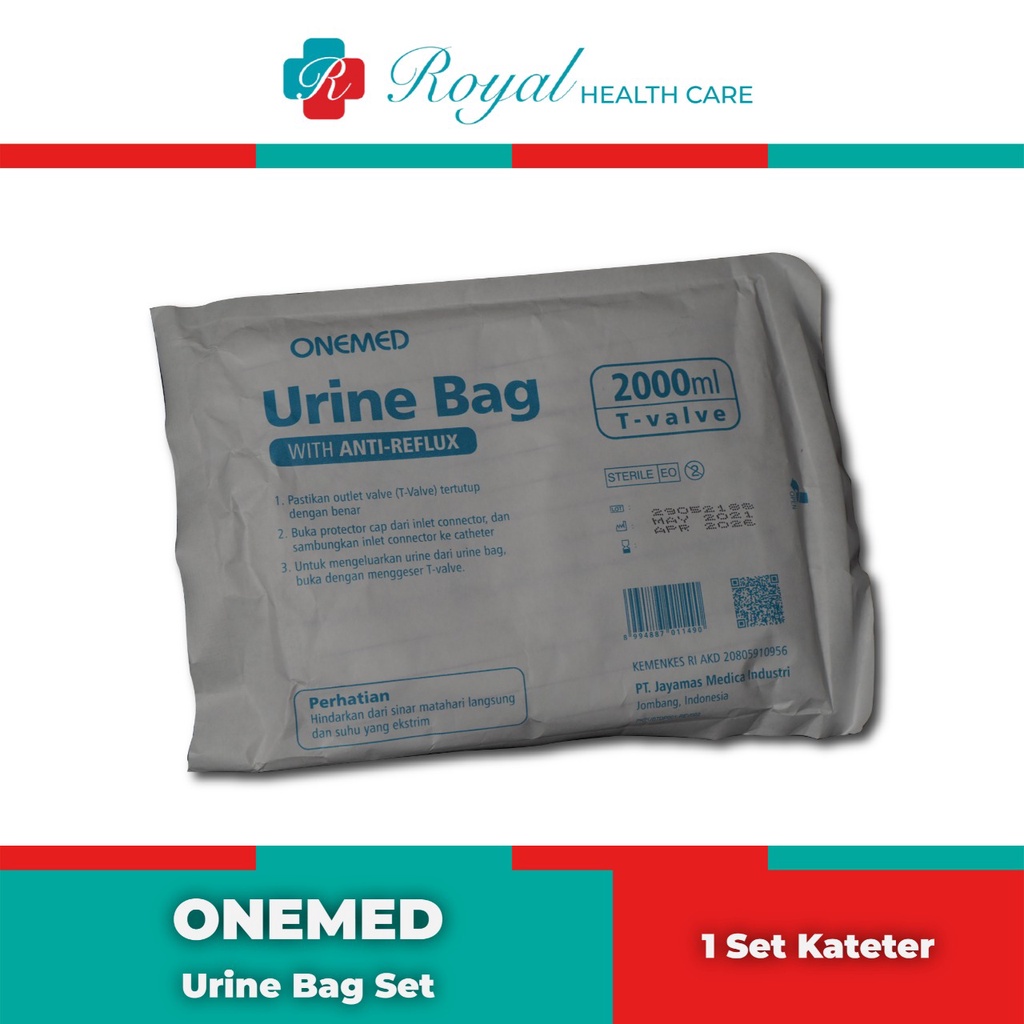 URINE BAG SET untuk Menampung Urine Orang Dewasa