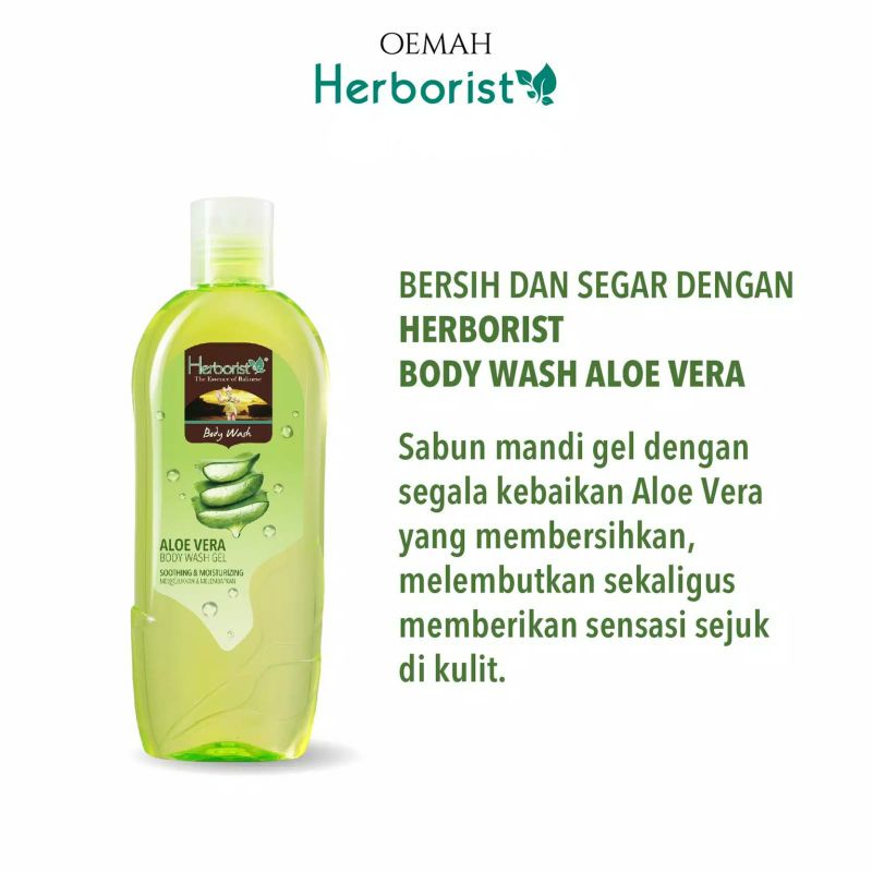 HERBORIST Body Wash Aloe Vera 250 ML | Sabun Mandi Cair