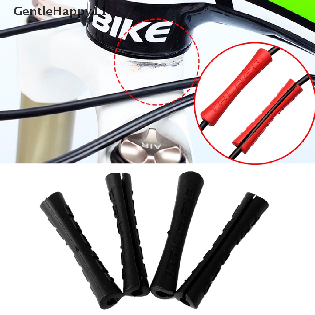 Gentlehappy 3/6pcs Pelindung Kabel Sepeda Frame Sepeda Anti-Gesek Bersepeda Bungkus Penjaga Tabung