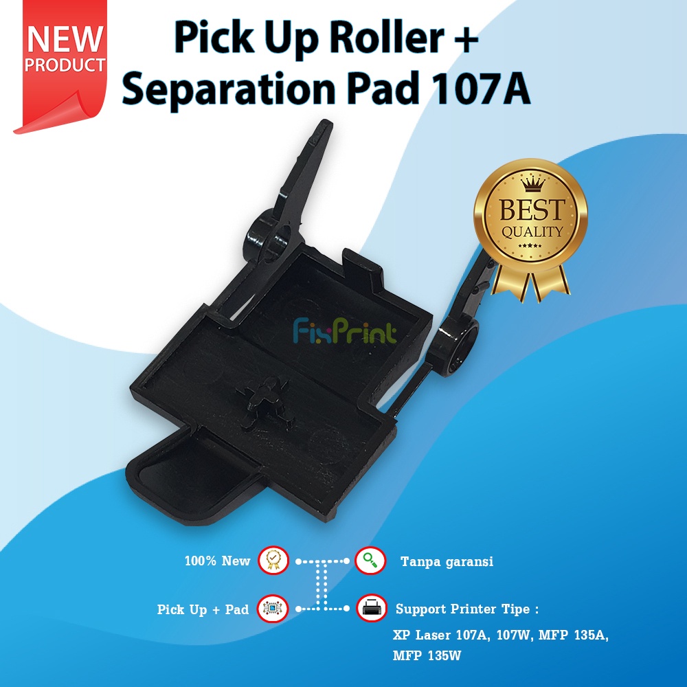 Pick Up Roller + Separation Pad 107A New, Roller Kit Printer Laser 107A 107W MFP 135A 135W