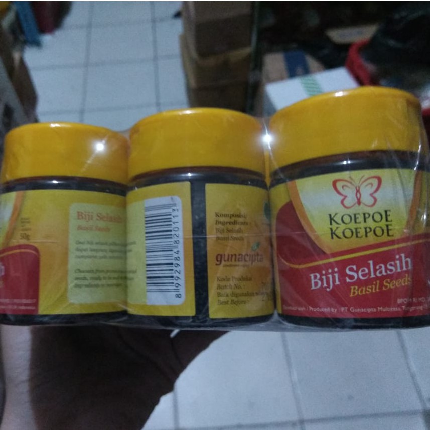 BIJI SELASIH KOEPOE-KOEPOE PER 6 PCS